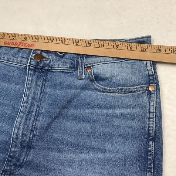 WRANGLER 626 Jeans Women 33x30 Westward High Rise Boot Light Wash Denim Blue - Picture 14 of 16